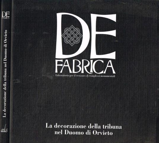 De Fabrica. Laboratorio per il restauro di complessi monumentali. Rivista mensile anno 1992 n.2/3, anno 1995 n.1, anno 1999 n.1, n.2 - copertina