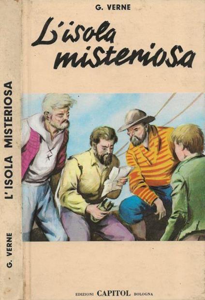 L' isola misteriosa - Jules Verne - copertina