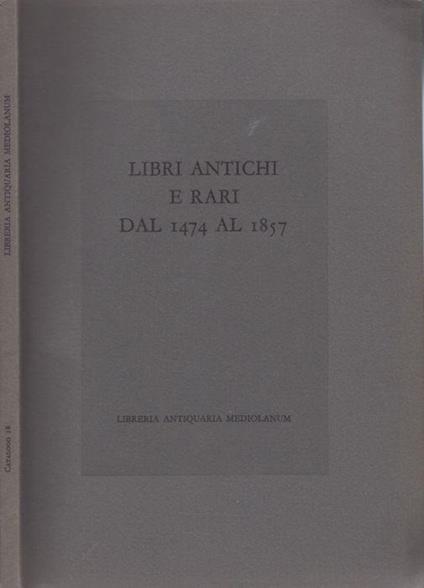 Libri antichi e rari - Libro Usato - Libreria Antiquaria Mediolanum - | IBS