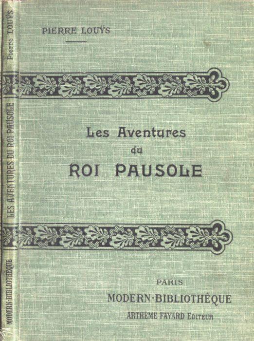 Les adventure du Roi Pausole - Pierre Louÿs - copertina