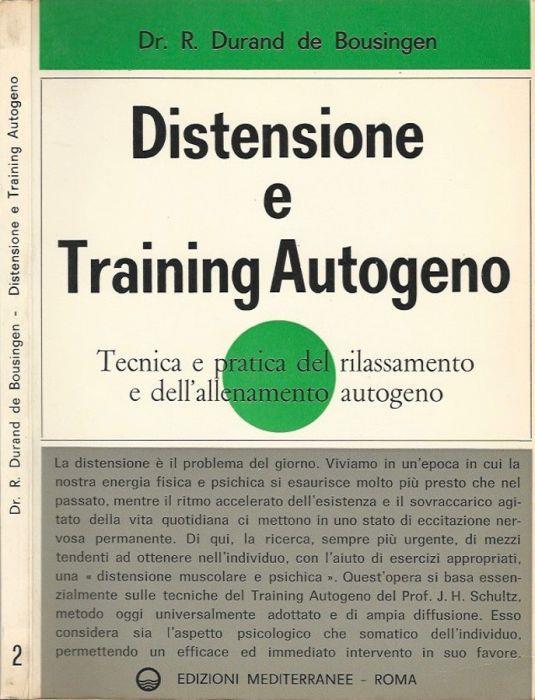 Distensione e Training Autogeno - R. Durand de Bousingen - copertina