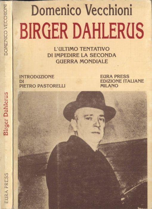 Birger Dahlerus - Domenico Vecchioni - copertina