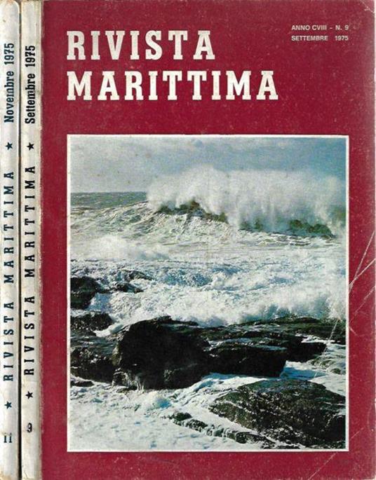 Rivista Marittima , anno CVIII - n. 9 - 11, 1975 - copertina