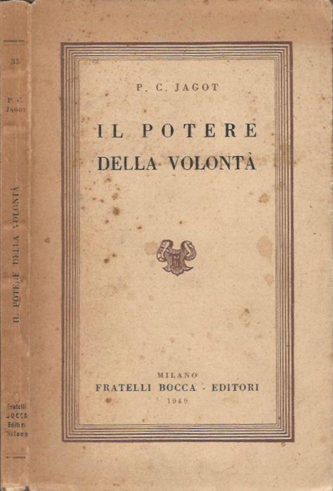 Il potere della volontà - copertina