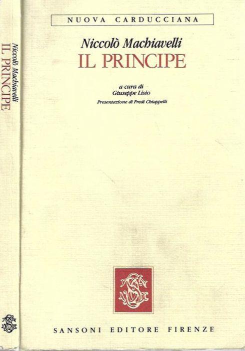 Il Principe - Niccolò Machiavelli - copertina