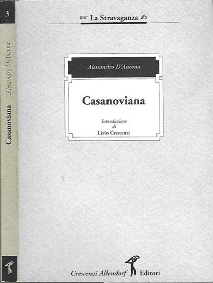 Casanoviana - Alessandro D'Ancona - copertina