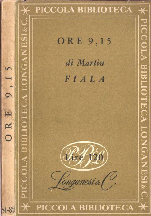 Ore 9,15 - Martin Fiala - copertina