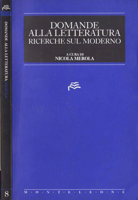 Domande alla letteratura - Nicola Merola - copertina