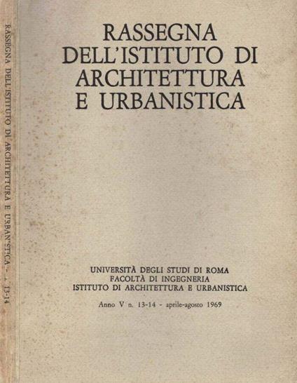 Rassegna dell'Istituto di Architettura e Urbanistica - copertina