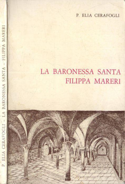 La baronessa Santa Filippa Mareri - Germano Elia Cerafogli - copertina