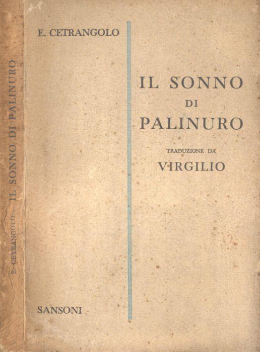 Il sonno di Palinuro - Enzio Cetrangolo - copertina