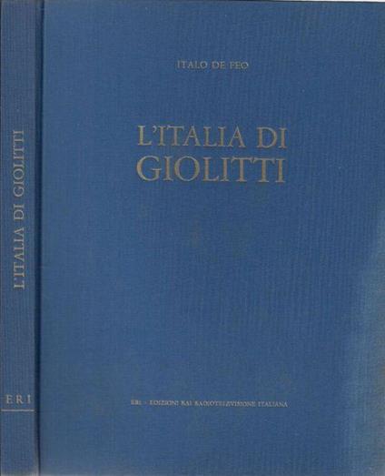 L' Italia di Giolitti - Italo De Feo - copertina