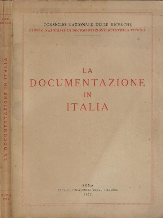 La documentazione in Italia - copertina