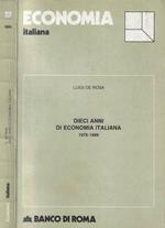 Economia italiana- Dieci anni di economia italiana