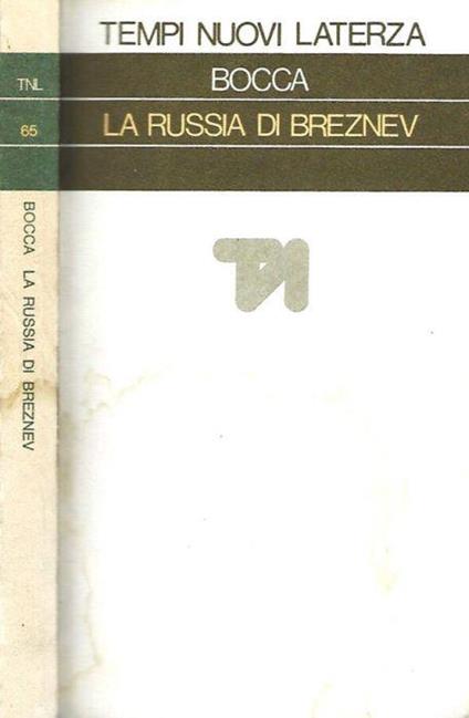 La Russia Di Breznev - Giorgio Bocca - copertina