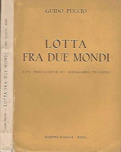 Lotta fra due mondi - Guido Puccio - copertina