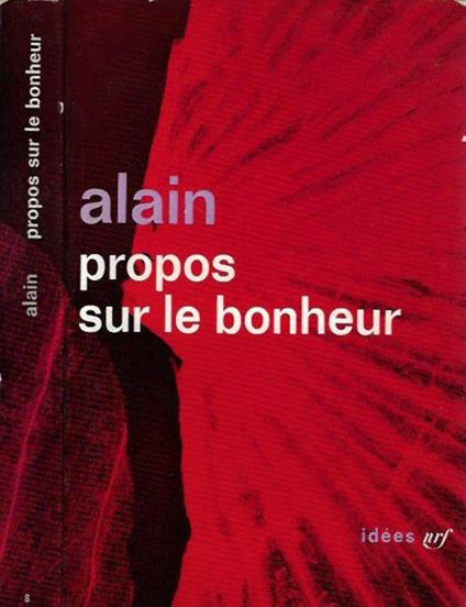 Propos sur le bonheur - Alain - copertina