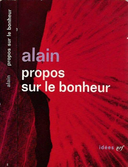 Propos sur le bonheur - Alain - copertina