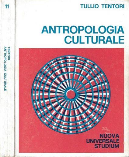 Antropologia culturale - Tullio Tentori - copertina