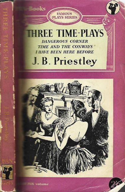 Three Time-Plays - J. Boynton Priestley - copertina