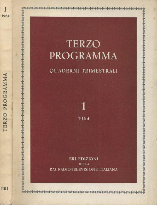 Terzo programma Vol.1 1964 - copertina