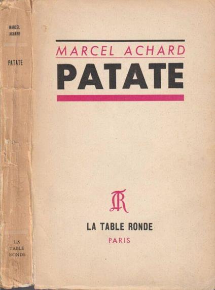 Patate - Marcel Achard - copertina