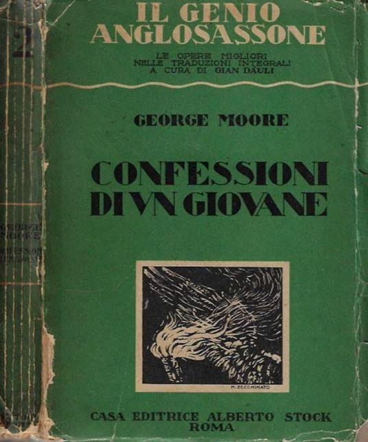 Confessioni di un giovane - George Moore - copertina