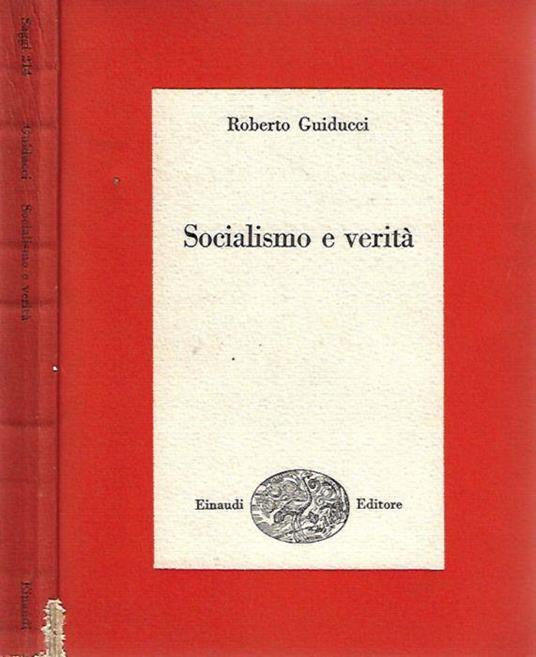 Socialismo e verità - Roberto Guiducci - copertina