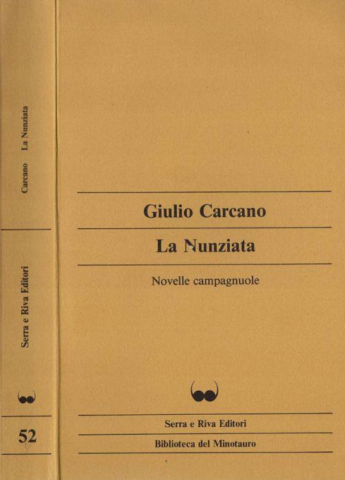 La Nunziata - Giulio Carcano - copertina