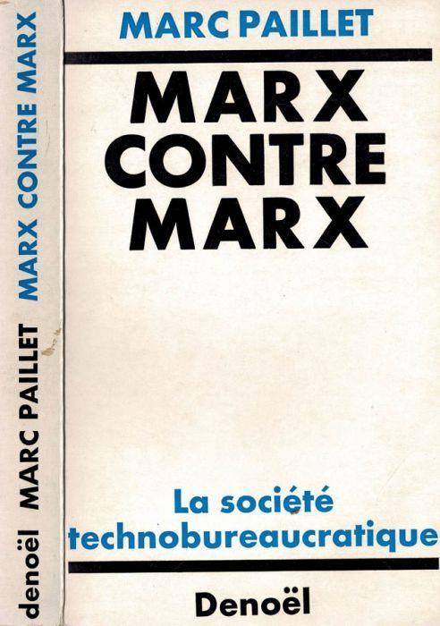 Marx contre Marx - Marc Paillet - copertina