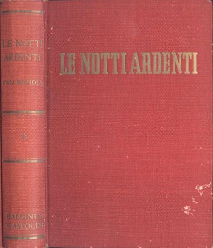 Le notti ardenti - Fan Nichols - copertina