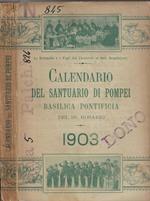Calendario del Santuario di Pompei Basilica Pontificia per l'anno 1903