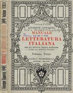 Manuale di letteratura italiana vol.III