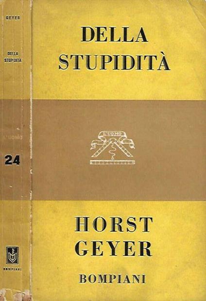 Della stupidità - Horst Geyer - copertina