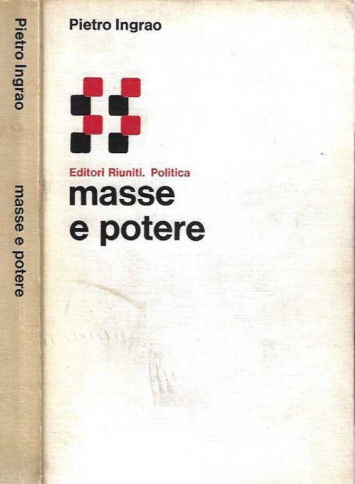 Masse e potere - Pietro Ingrao - copertina