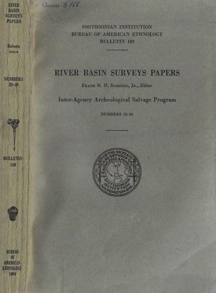 River basin surveys papers numbers 33-38 - copertina