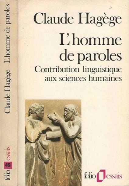 L' homme de paroles - Claude Hagège - copertina