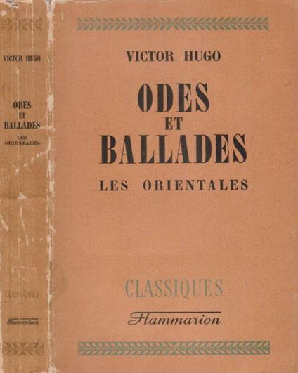 Odes et ballades - Victor Hugo - copertina