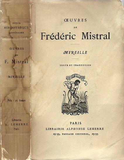 Oeuvres de Fréderic Mistral - Frédéric Mistral - copertina