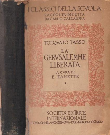 La Gerusalemme Liberata - Torquato Tasso - copertina