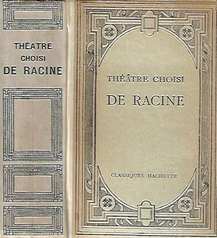 Theatre choise de Racine - Jean Racine - copertina