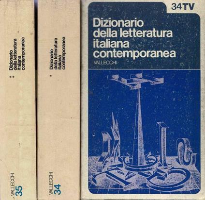 Dizionario della letteratura italiana contemporanea - Enzo Ronconi - copertina