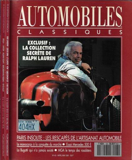 Automobiles classiques N. 43, 44 1991 - copertina