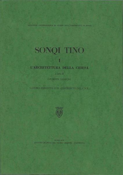 Sonqi Tino - Vol. I - Giuseppe Fanfani - copertina