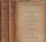 University of California Bulletin III series Vol. XVI N. 5*, 5**, 11, 13, 15 1922-1923