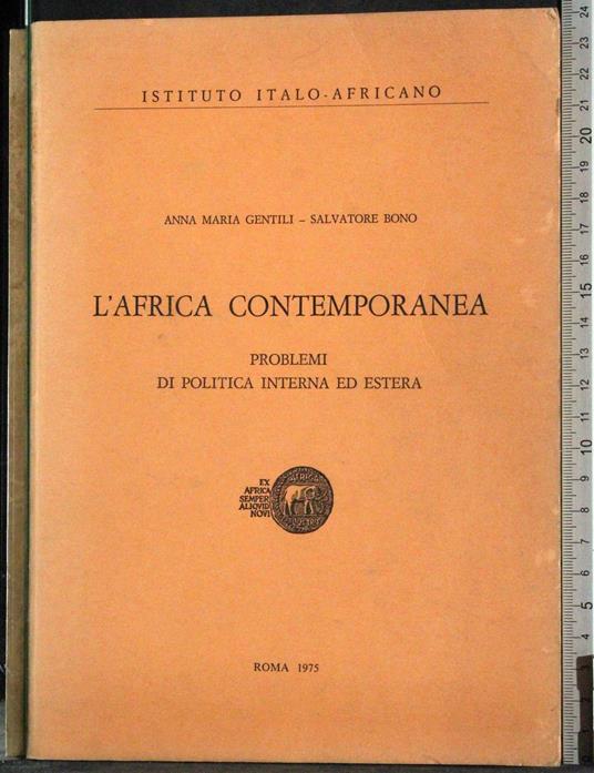 L' Africa contemporanea - copertina