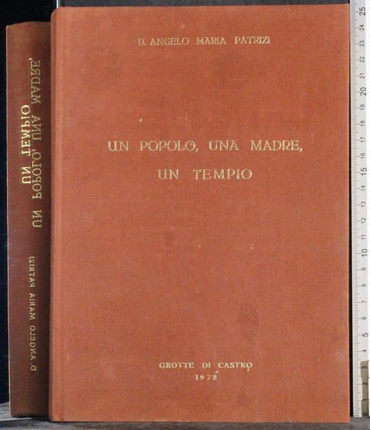 Un popolo, una madre, un tempio - copertina