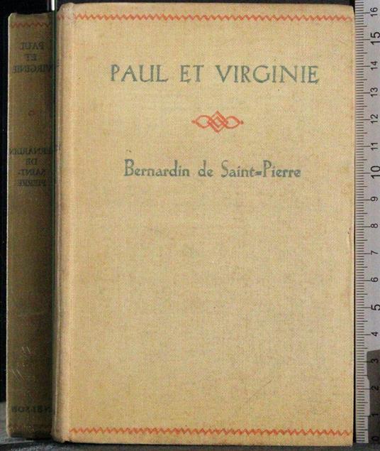 Paul et Virginie - J.-Henri Bernardin de Saint-Pierre - copertina