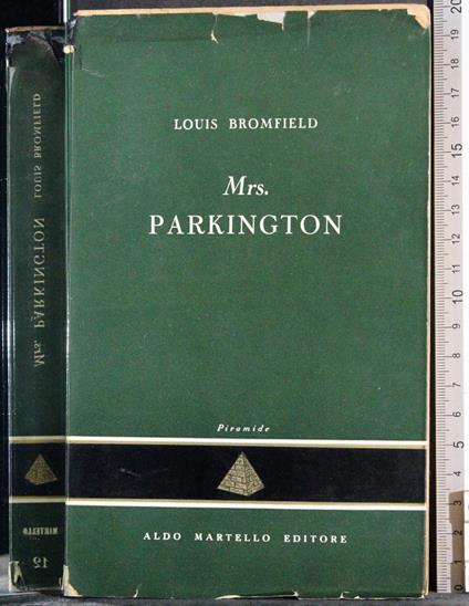 Mrs. Parkington - Louis Bromfield - copertina