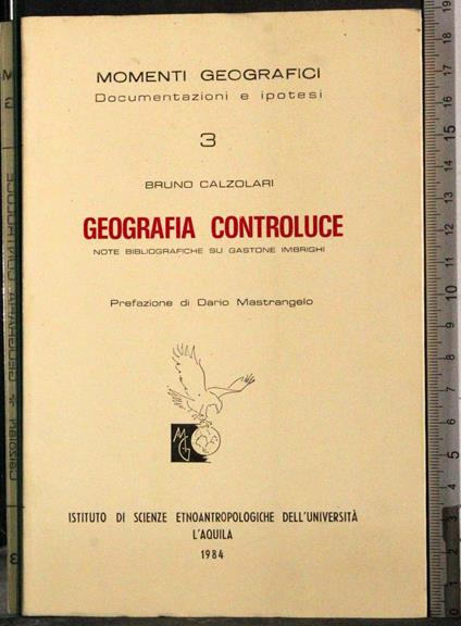 Momenti geografici 3. Geografia Controluce - Bruno Calzolari - copertina